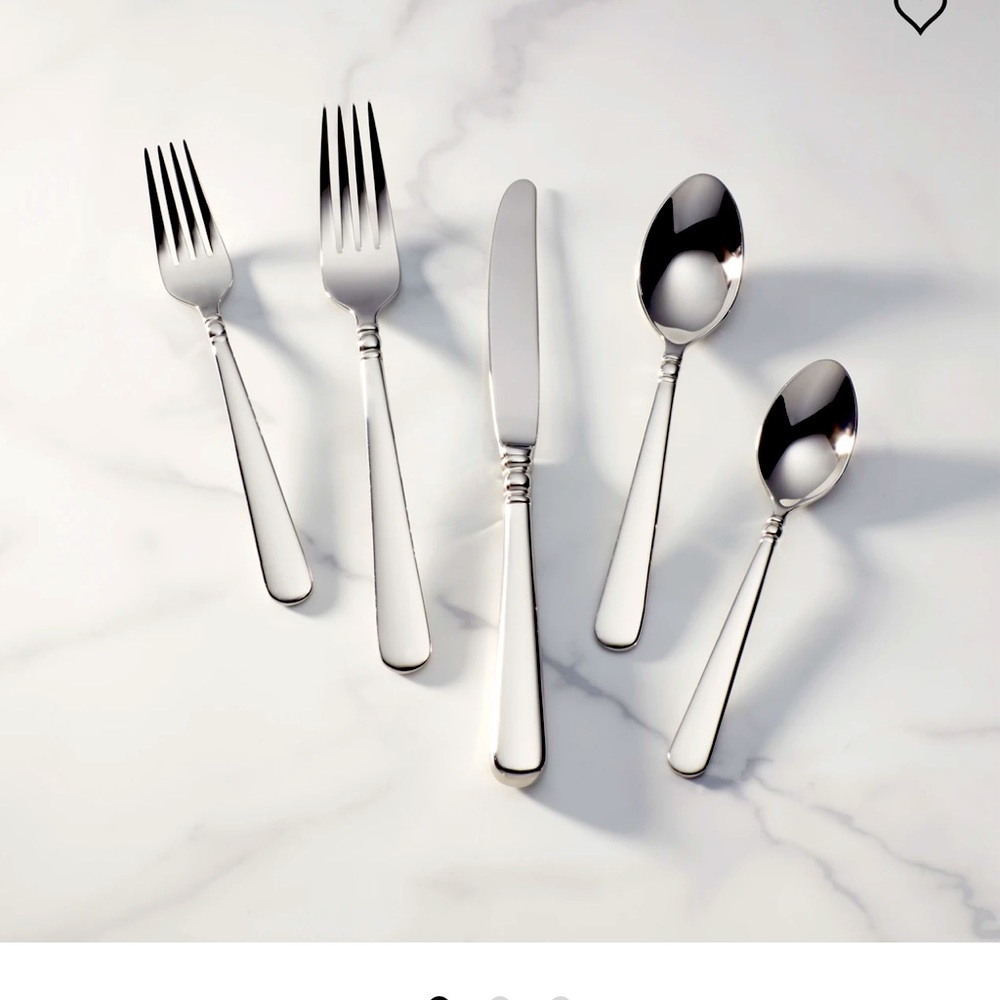 Lenox American by design 18/10 pearle platinum